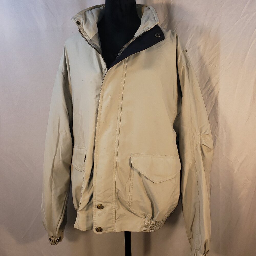 Men's Vintage Heritage Cross Water & Wind Resistant Multi-pocket Golf Jacket - M